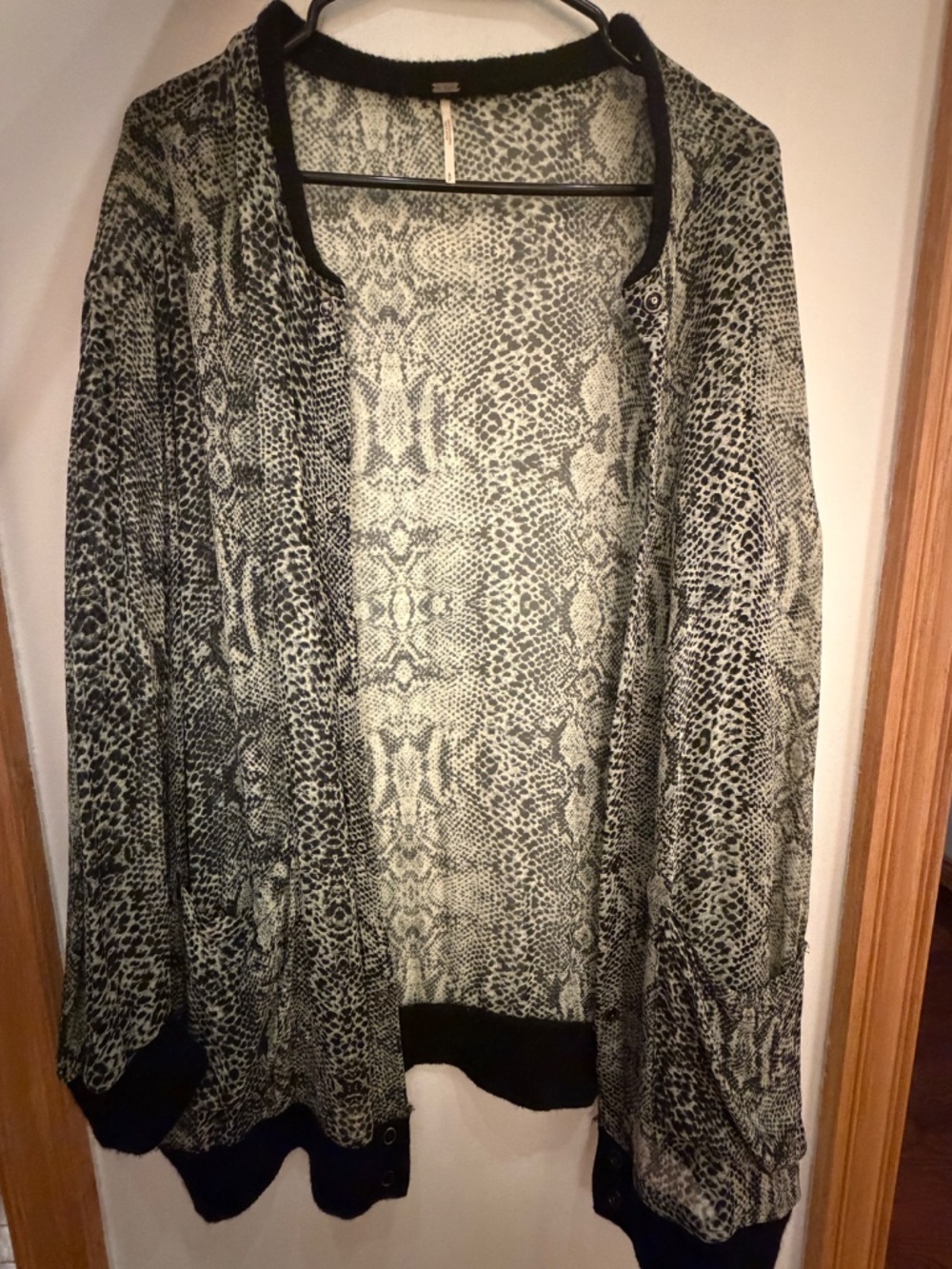 FREE PEOPLE - Lori Bomber Jacket - SIZE S - OVERSIZED